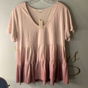 Anthropologie Purple Ombre Tee
